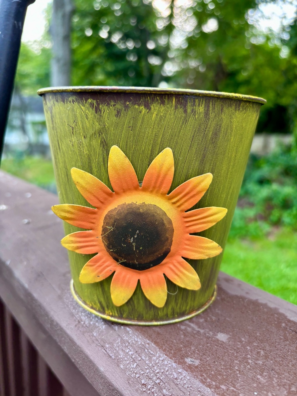 Sunflower Decorative Planter Set - Picture 4 of 5